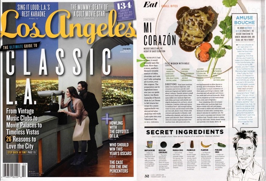 Los Angeles hospitality public relations feature in Los Angeles Magazine